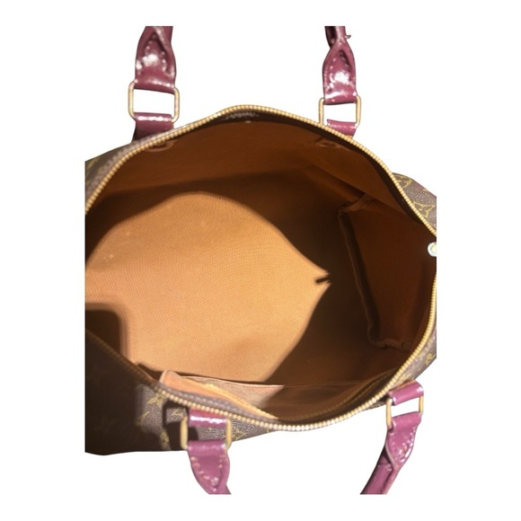 Louis Vuitton Speedy 35 – Vintage Monogram Refreshed Burgundy Leather - Picture 8 of 14